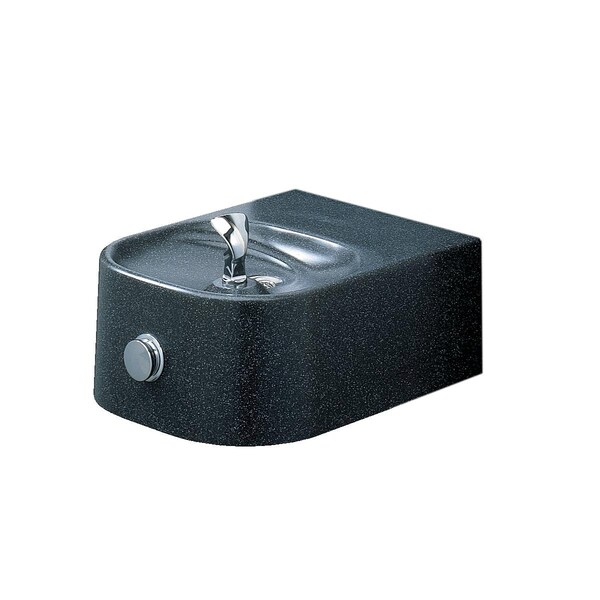 Elkay Halsey Taylor Contour Marblyte Single Fountain Non-Filtered Non-Refrigerated Black 7433003664 - main